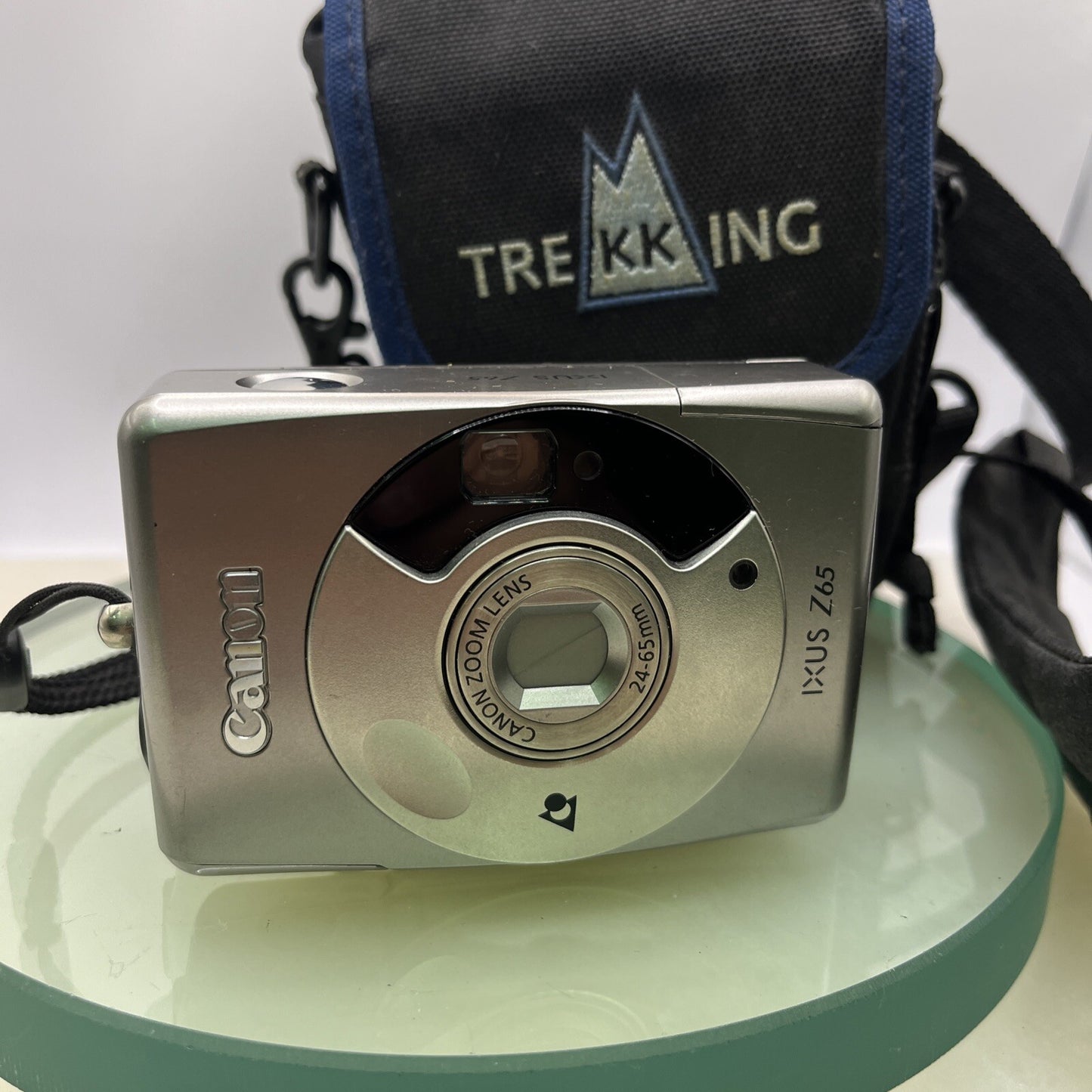 CANON IXUS Z65 QUARTZ DATE~PANORAMA APS FILM CAMERA~24-65MM LENS~ Case #1771