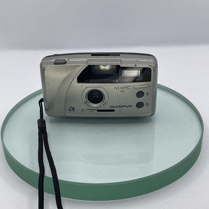 Vintage Olympus NEWPIC XB AF Film Camera with strap -Silver, TESTED # 8732