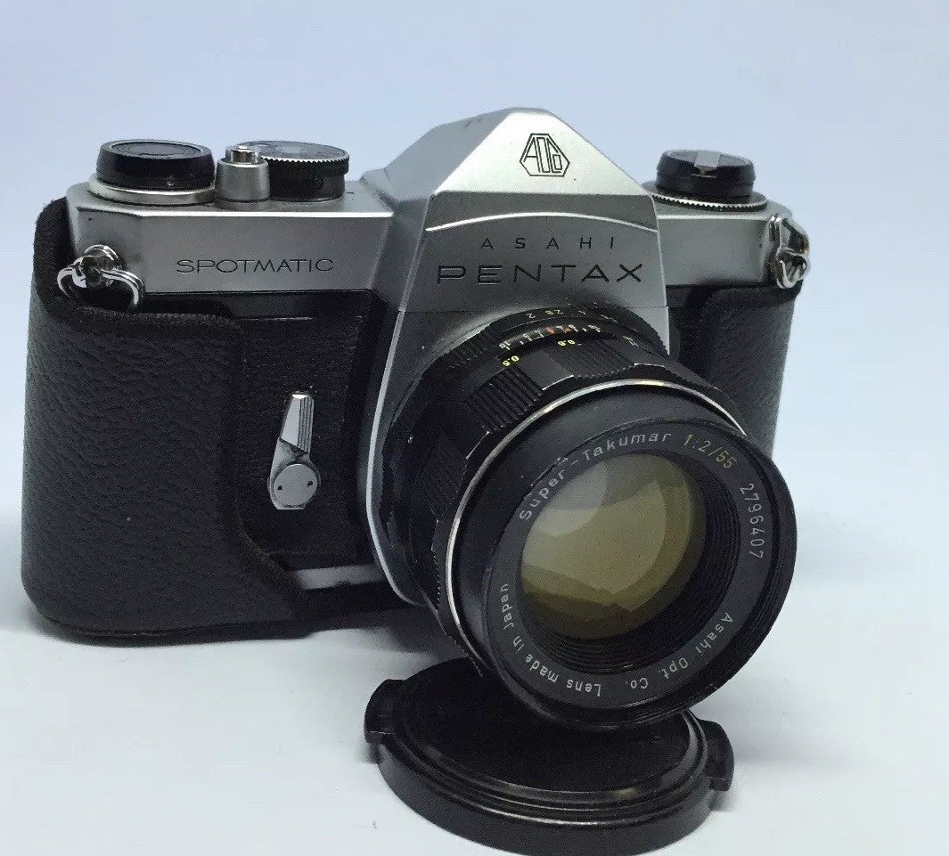 Asahi PENTAX SPOTMATIC SP 35mm SLR Film Camera + Super-Takumar 55mm/1:2 *TESTED*1