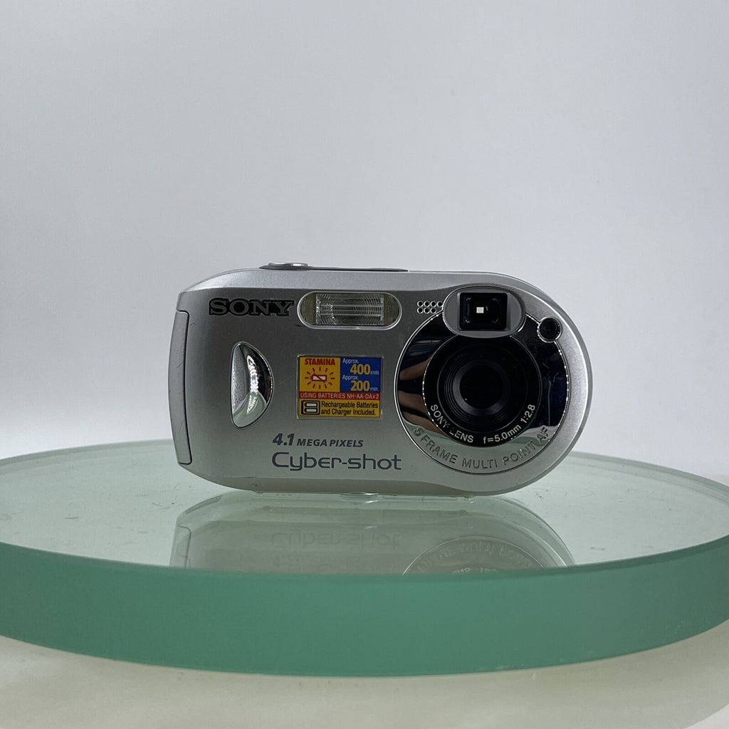Sony Digital Camera Cybershot DSC-P43 4.1Megapixels Silver Tested #8381