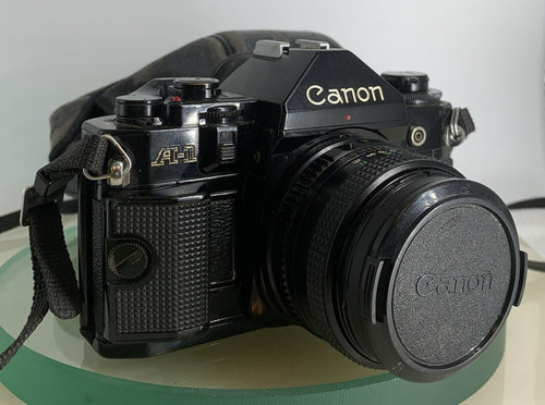 BEAUTIFUL Canon A-1 35mm SLR Camera Body+ FD 50mm f/1.8 FULLY WORKING #2800