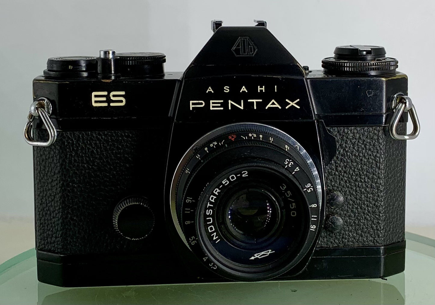 Asahi Pentax ES SLR Camera with Industar-50-2  3.5 50mm Lens, Working Order #2151
