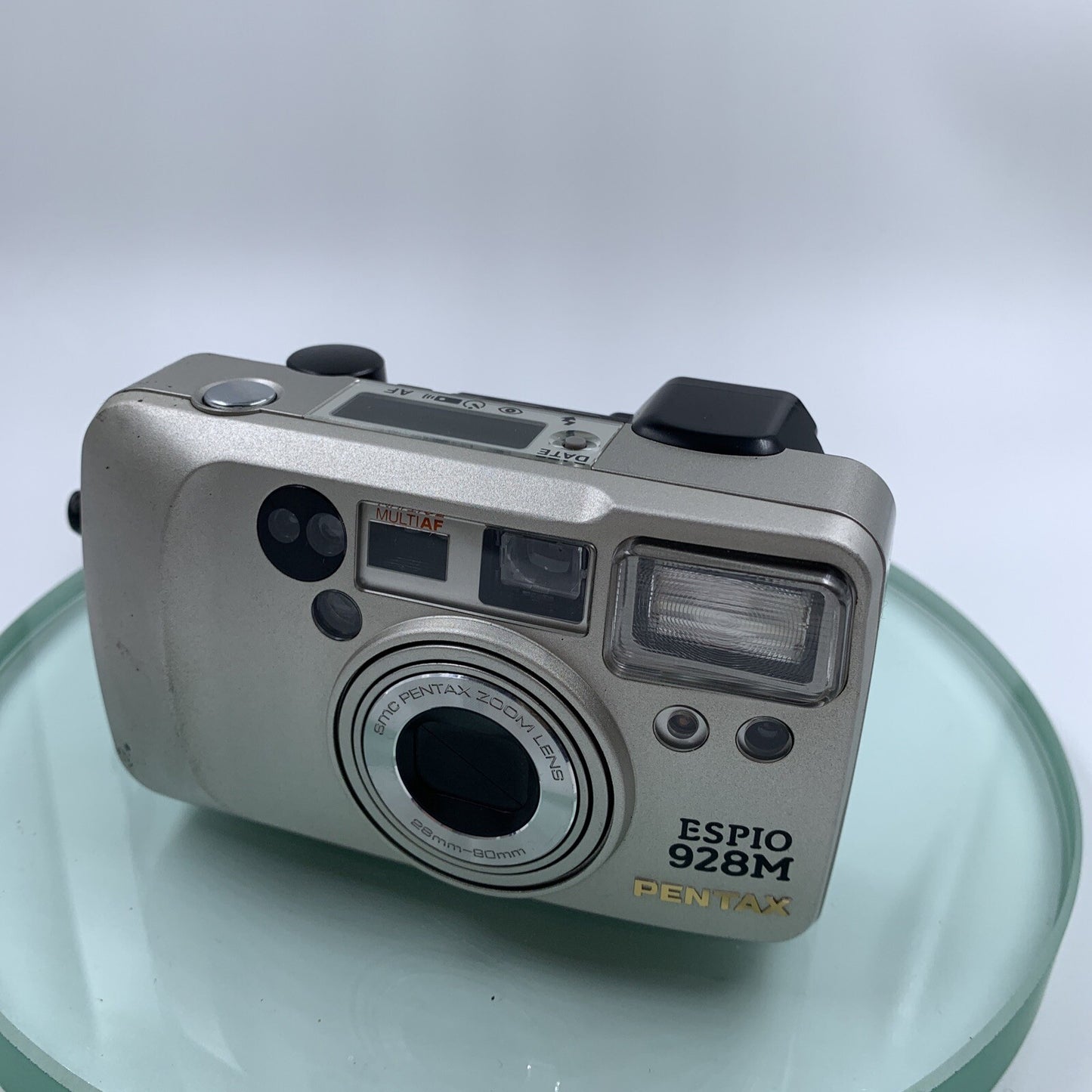 RARE Near Mint] Pentax Espio 928M Silver Point & Shoot 35mm Film #TESTED # 9071