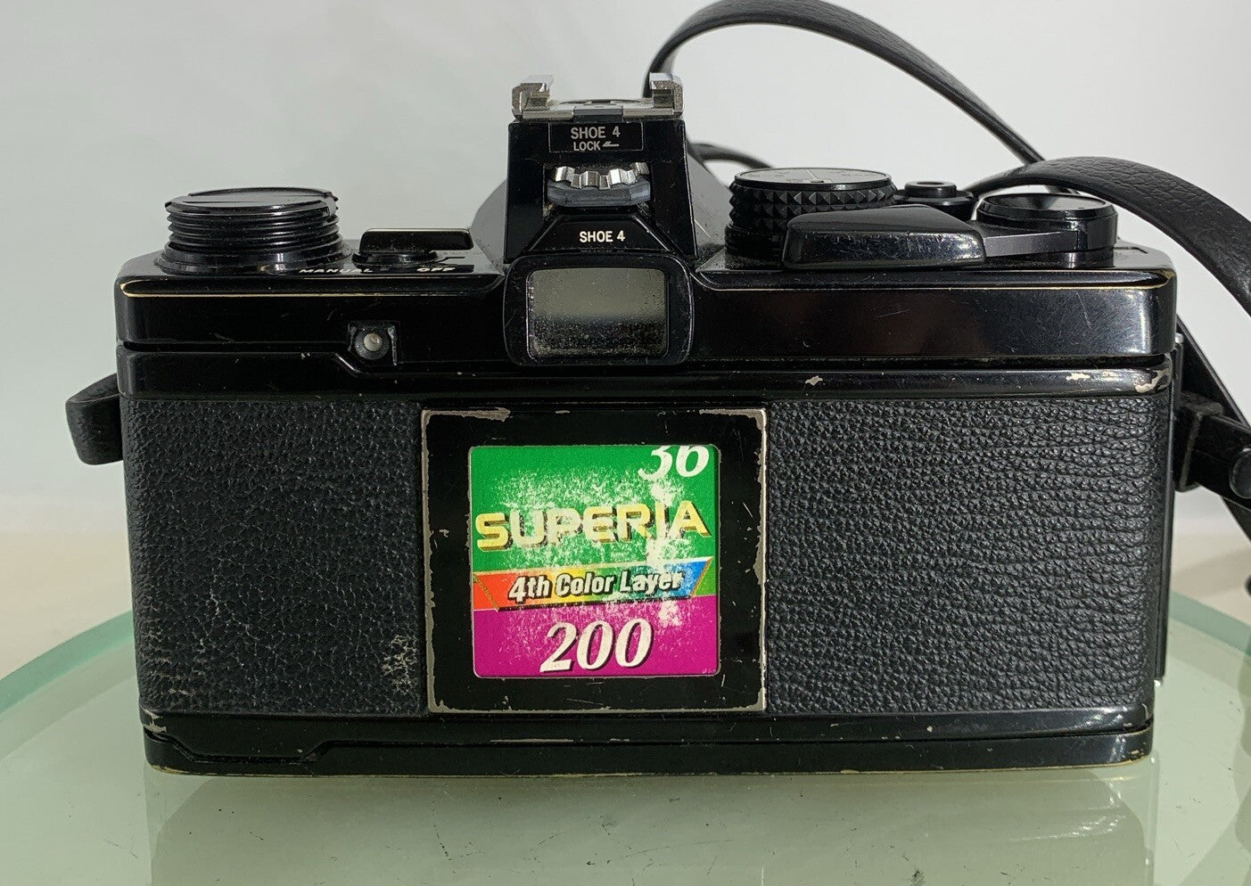 Olympus OM-2n Black - 35mm SLR Film Camera + 50mm f/1.8 Lens-Tested & Working 725