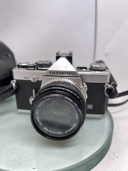 Olympus OM-2N MD 35mm Film SLR Manual Camera Olympus AUTO S50mm F/1.8 Zuiko Lens1