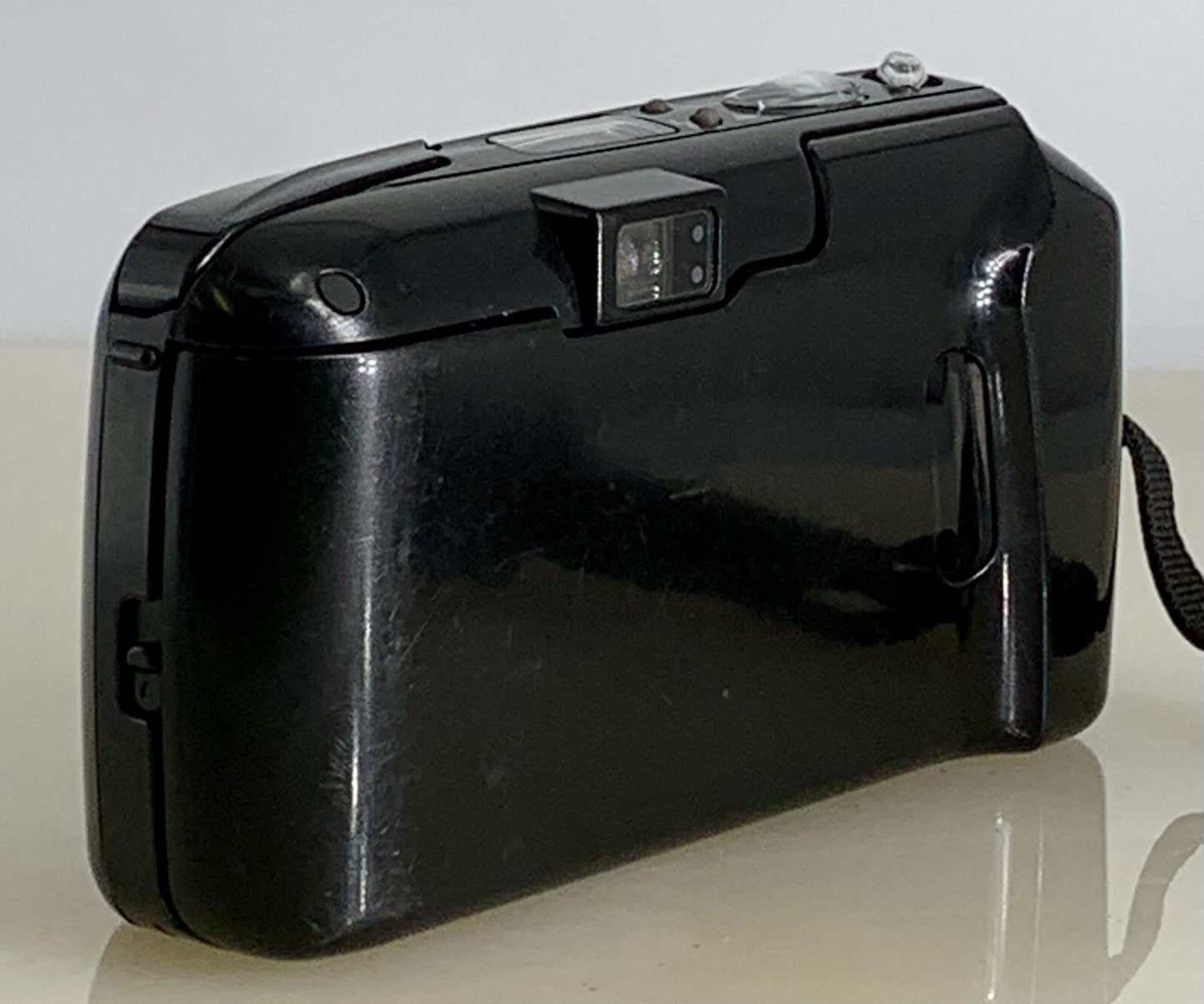 Olympus mju ii Zoom 80 35mm Ultra Compact Camera BLACK All Weather  Working #845