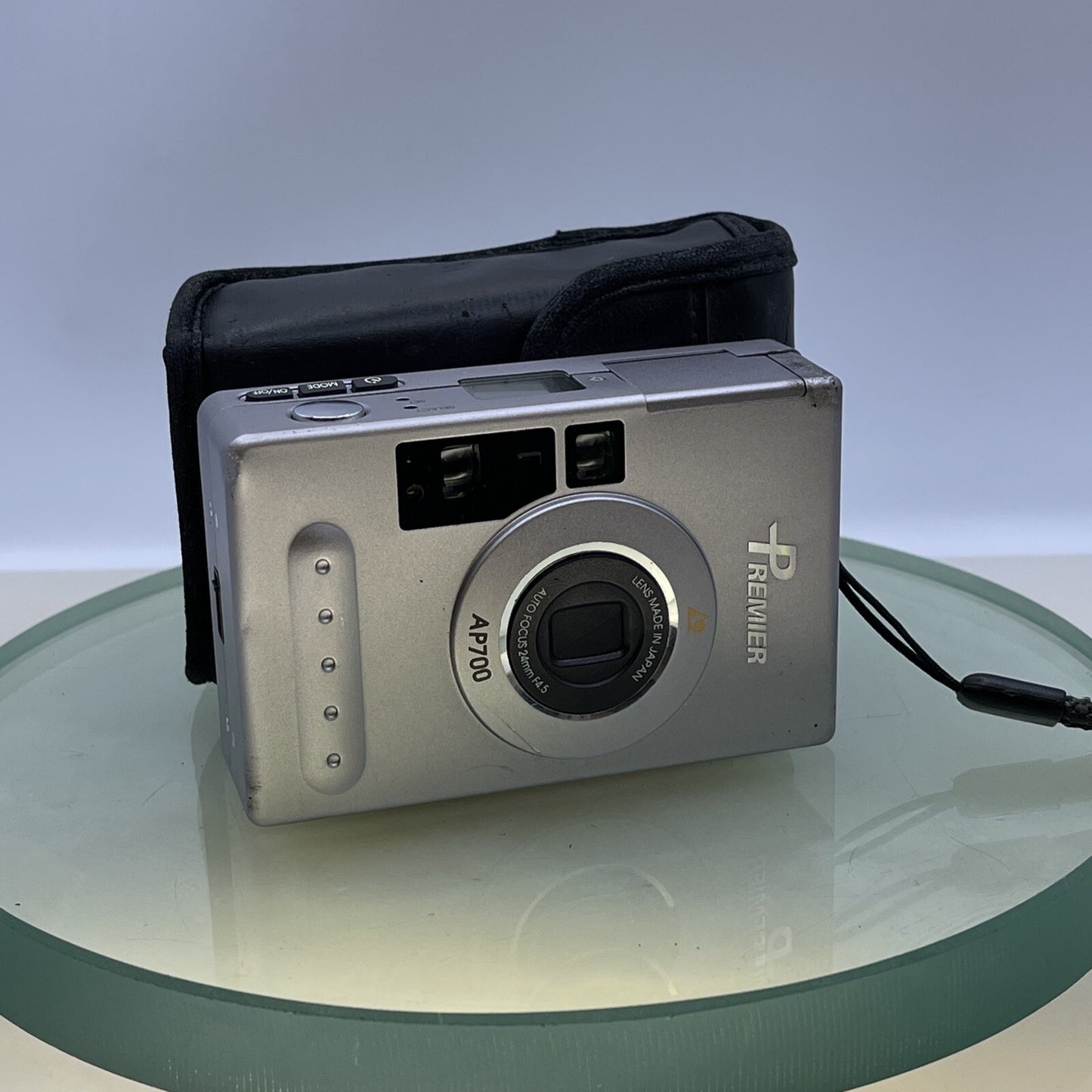 Chinon AP700 Compact Film Camera With Carry Case Tested Works well #5590