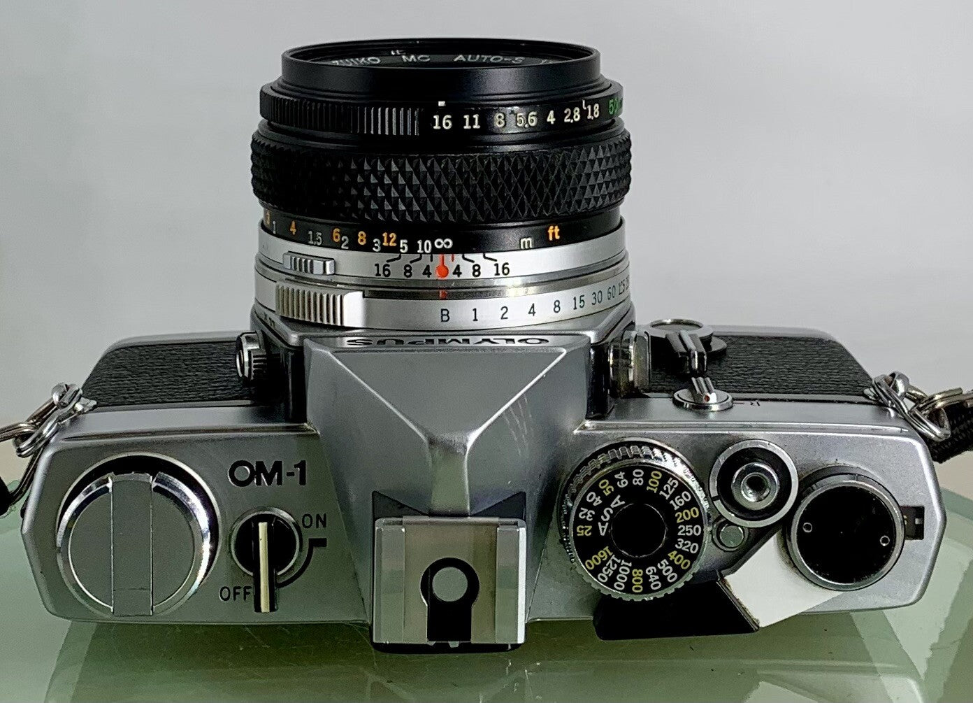 Olympus OM-1 MD 35mm SLR Film Camera &  Olympus ZUIKO  50mm f1.8 Lens- TESTED3078