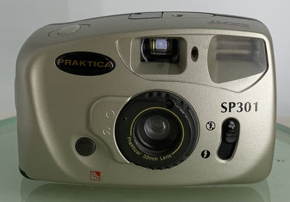 Praktica Sport SP301 32mm Fixed Focus Motor wind Camera with Case - TESTED - 7891