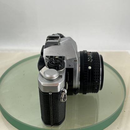 Pentax ME Super 35mm SLR Film camera + Pentax-M  50mm f2 LENS  - TESTED  8968