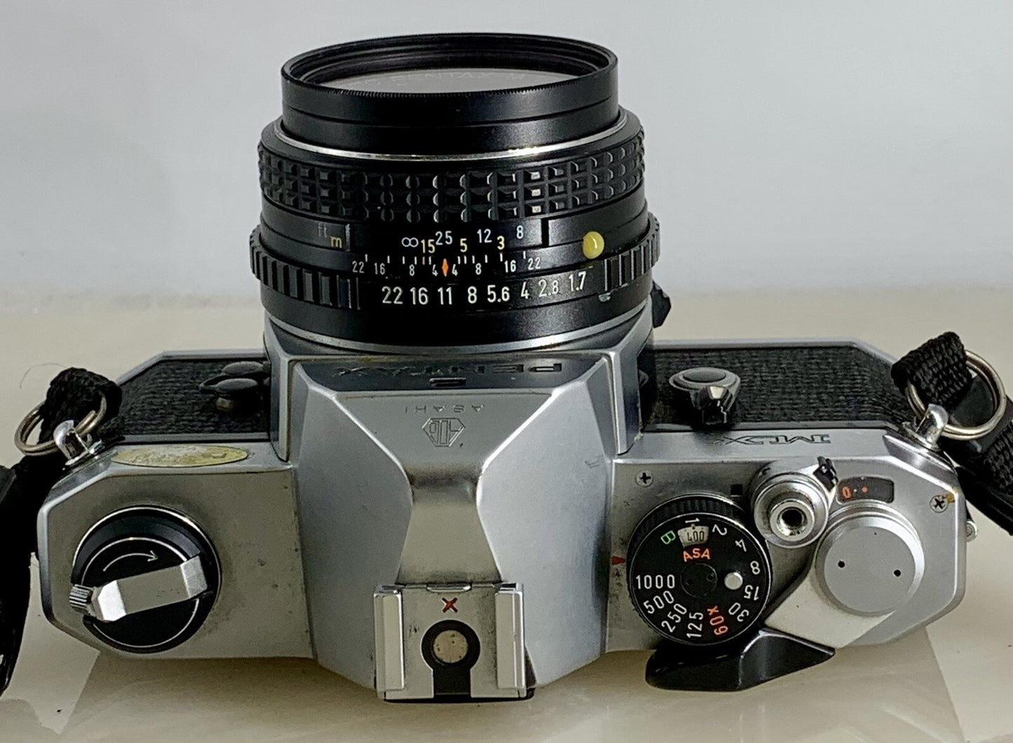 Pentax MX 35mm Vintage SLR Film Camera & Pentax-M 50mm 1.7 + TESTED - 1027