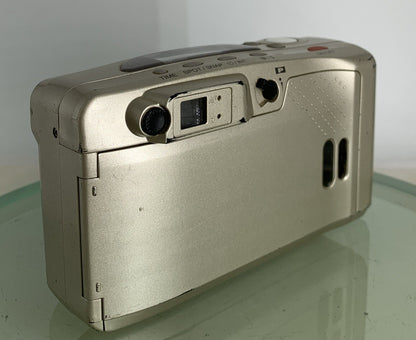 Samsung Vega 140S SILVER COMPACT POINT AND SHOOT FILM CAMERA TESTED - 7324
