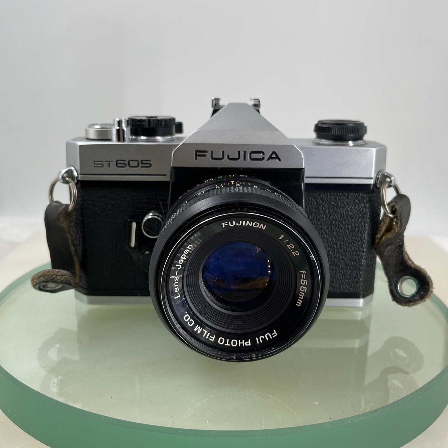 VINTAGE FUJICA ST605N SLR CAMERA WITH  FUJINON 55MM LENS+BOX TESTED. JAPAN #6283