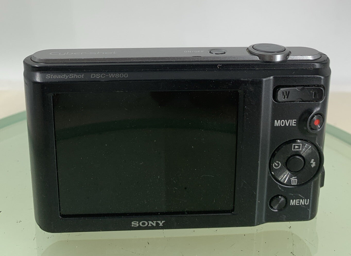 Sony CyberShot DSC-W800 COMPACT DIGITAL CAMERA 20.1MP WITH WIRE TESTED - 3575