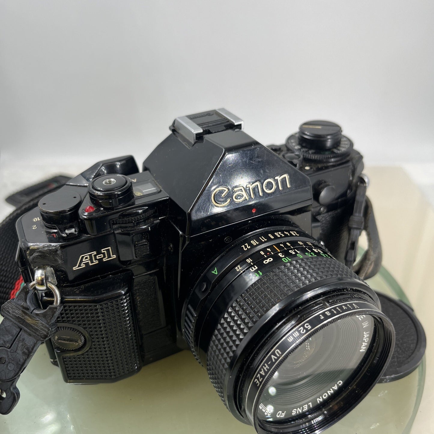 BEAUTIFUL Canon A-1 35mm SLR Camera Body+ FD 50mm f/2.8 FULLY WORKING #7580