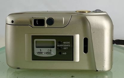 Olympus MJU II Zoom 115 Film Camera 38-115 Lens Manual Point Shoot RARE GOLD 3444