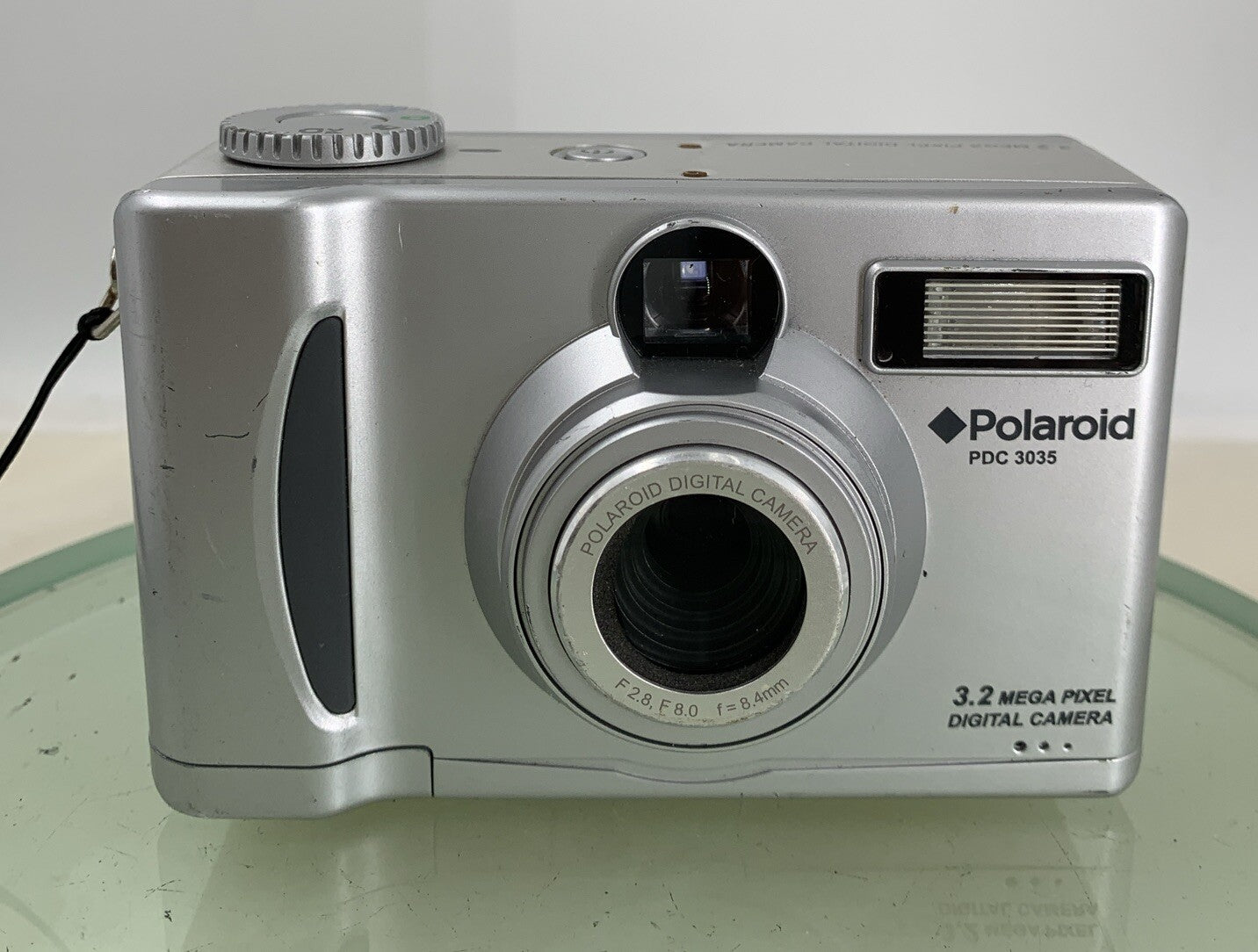 Polaroid COMPACT DIGITAL CAMERA PDC 3035 3.2MP NO CHARGER SILVER TESTED - 1321