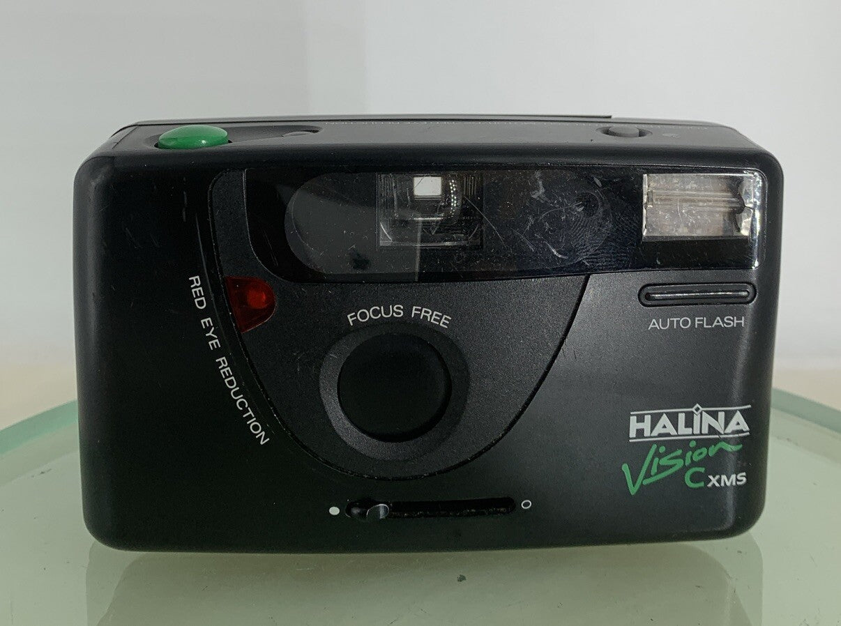 Halina Vision C-XMS 35mm Film Point and Shoot Camera NO BATTERY - TESTED - 7281