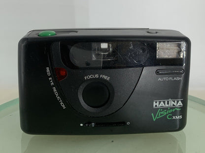 Halina Vision C-XMS 35mm Film Point and Shoot Camera NO BATTERY - TESTED - 7281