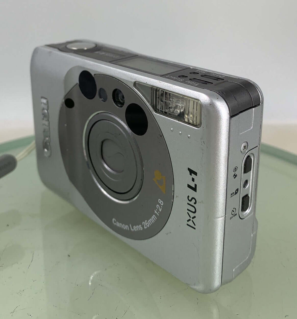 Canon IXUS L1 APS compact film camera in Silver With NO CHARGER - TESTED - 5032