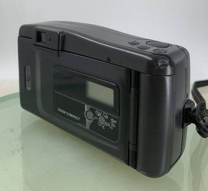 Chinon POCKET Zoom POINT AND SHOOT FILM CAMERA GREY WITH COVER TESTED - 8446