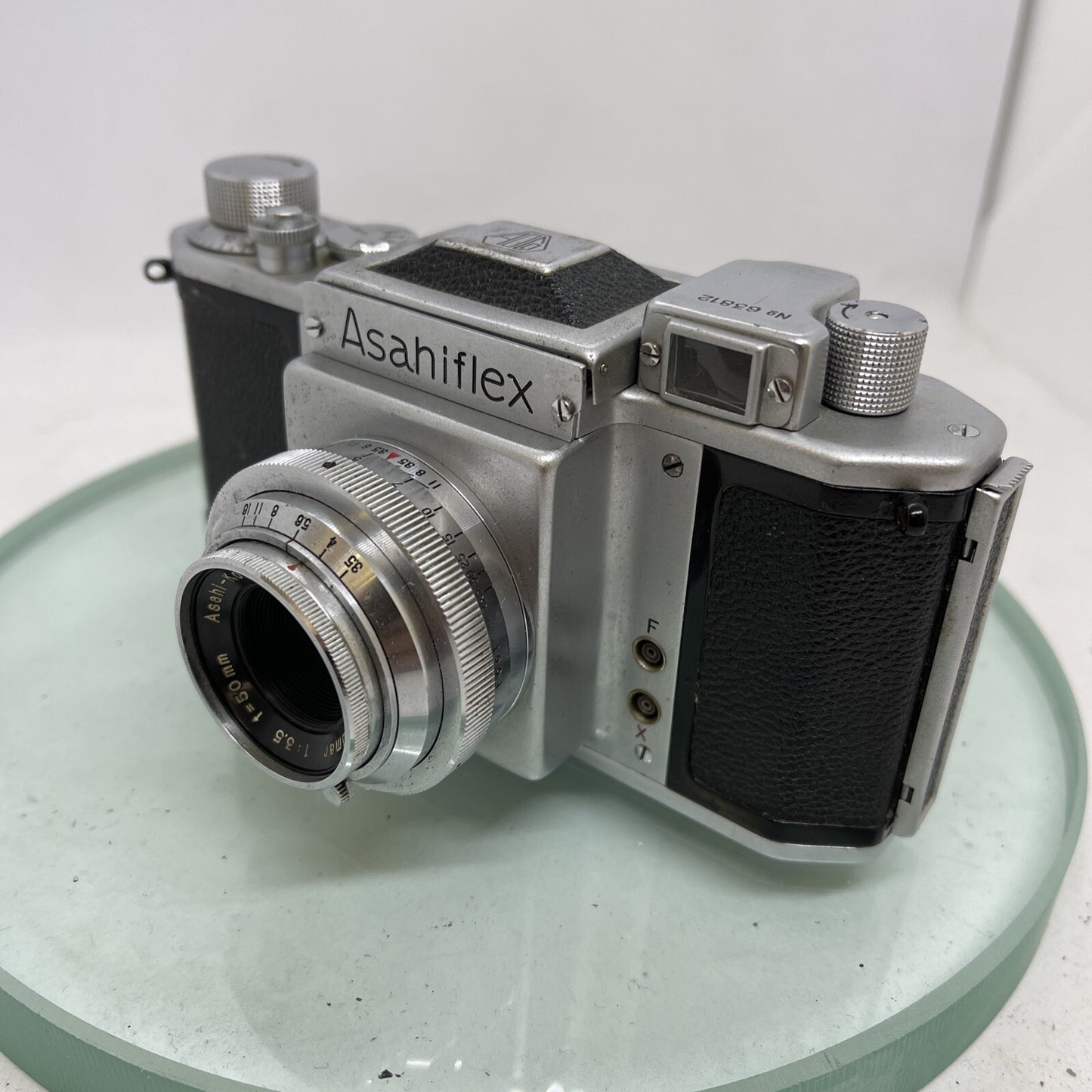 ASAHIFLEX IIB 1954. 35mm SLR camera. "Tower 23" by Sears ASAHI-KOGAKU TAKUMAR 5010