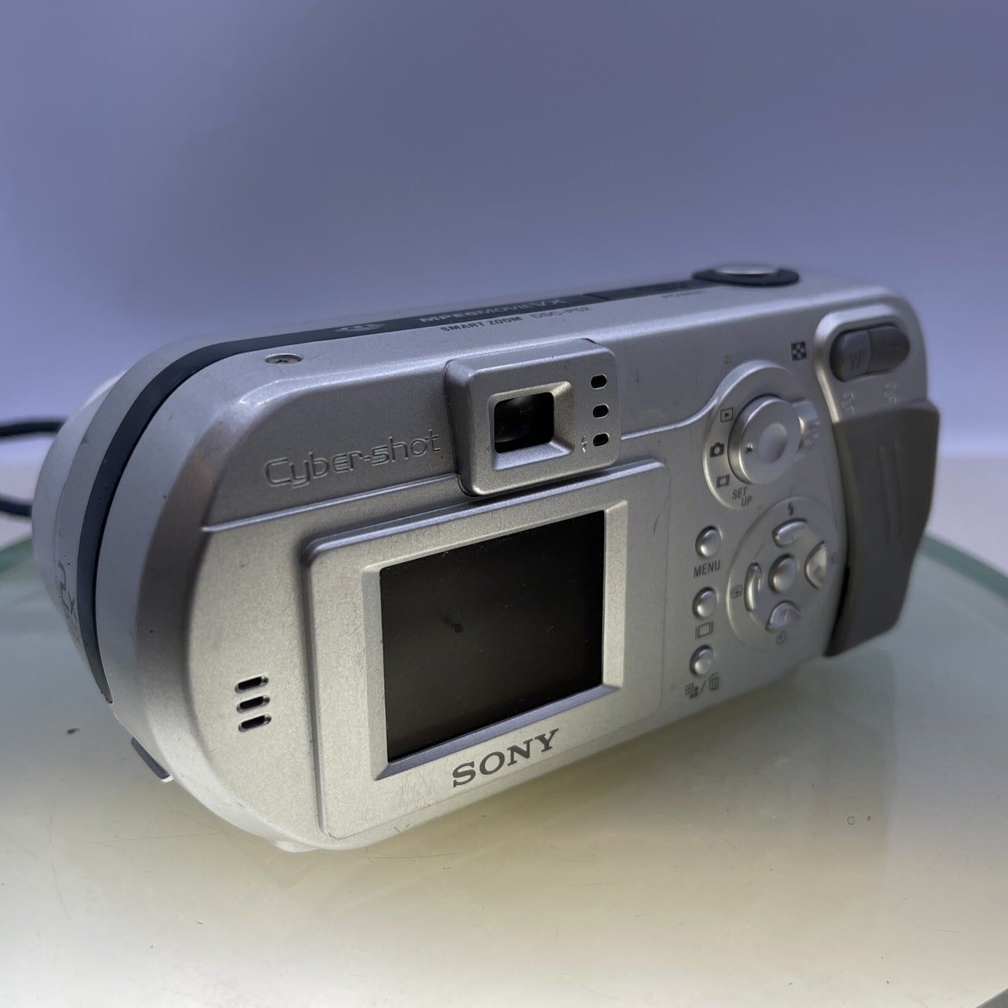 Sony Cybershot DSC-P52 3.2 MP Compact Digital Camera Silver LENS ERROR #235