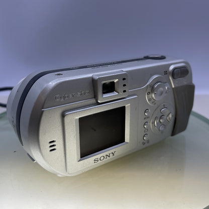 Sony Cybershot DSC-P52 3.2 MP Compact Digital Camera Silver LENS ERROR #235