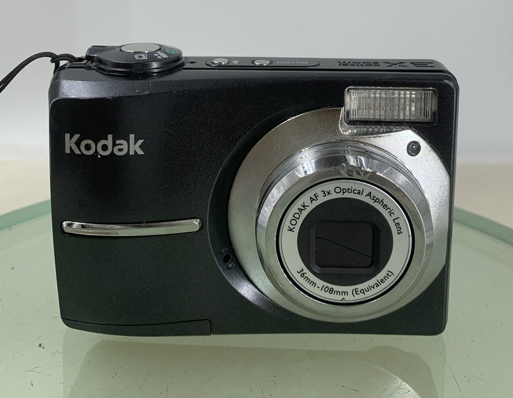 Kodak EASYSHARE C613 6.0MP COMPACT DIGITAL CAMERA DARK GREY NO CARD TESTED - 6521
