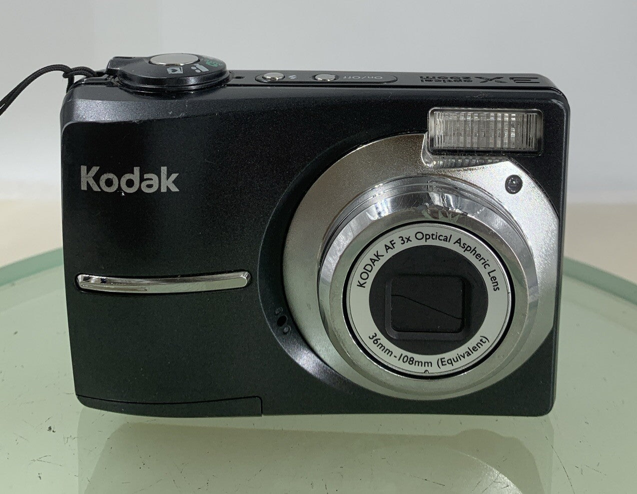 Kodak EASYSHARE C613 6.0MP COMPACT DIGITAL CAMERA DARK GREY NO CARD TESTED - 6521