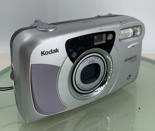 KODAK ADVANTiX F620 ZOOM 24-48mm POINT AND SHOOT FILM CAMERA SILVER TESTED- 3080