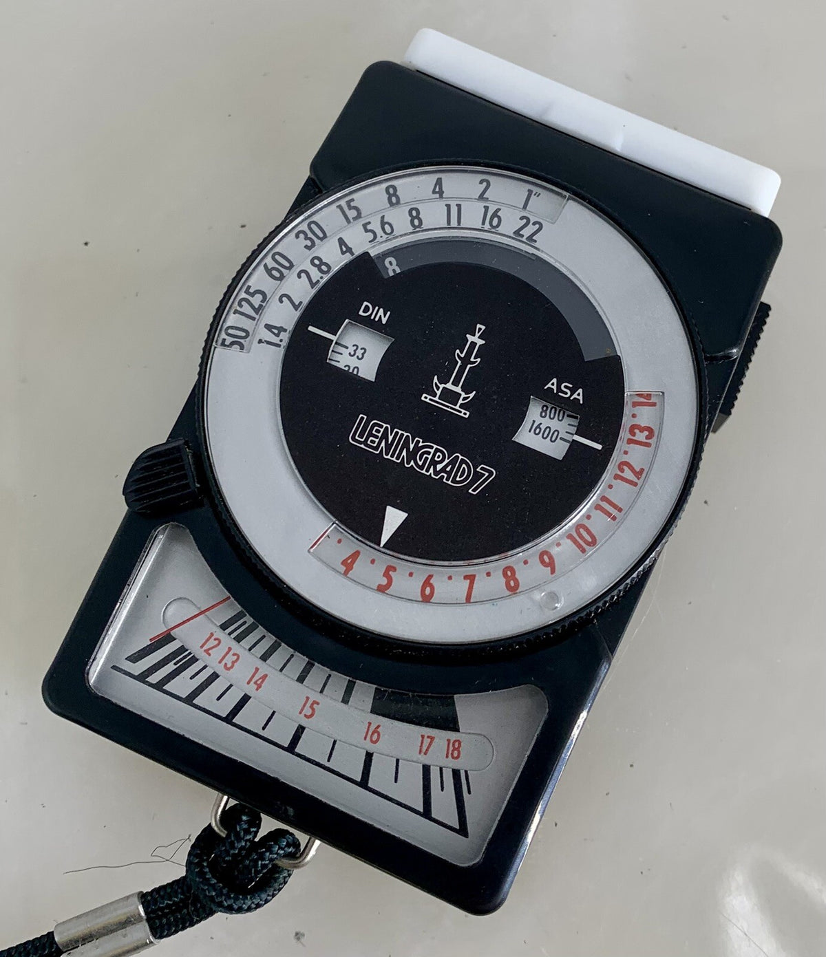 Vintage Leningrad 7 Exposure Light Meter + Manual + Box - 1161