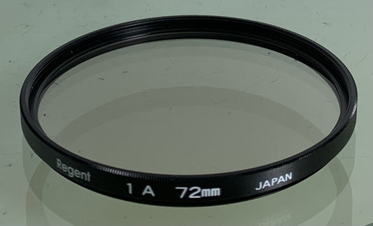 REGENT 1A 72MM FILTER FOR CAMERA LENS+CLEAN+GOOD CONDITION-5550