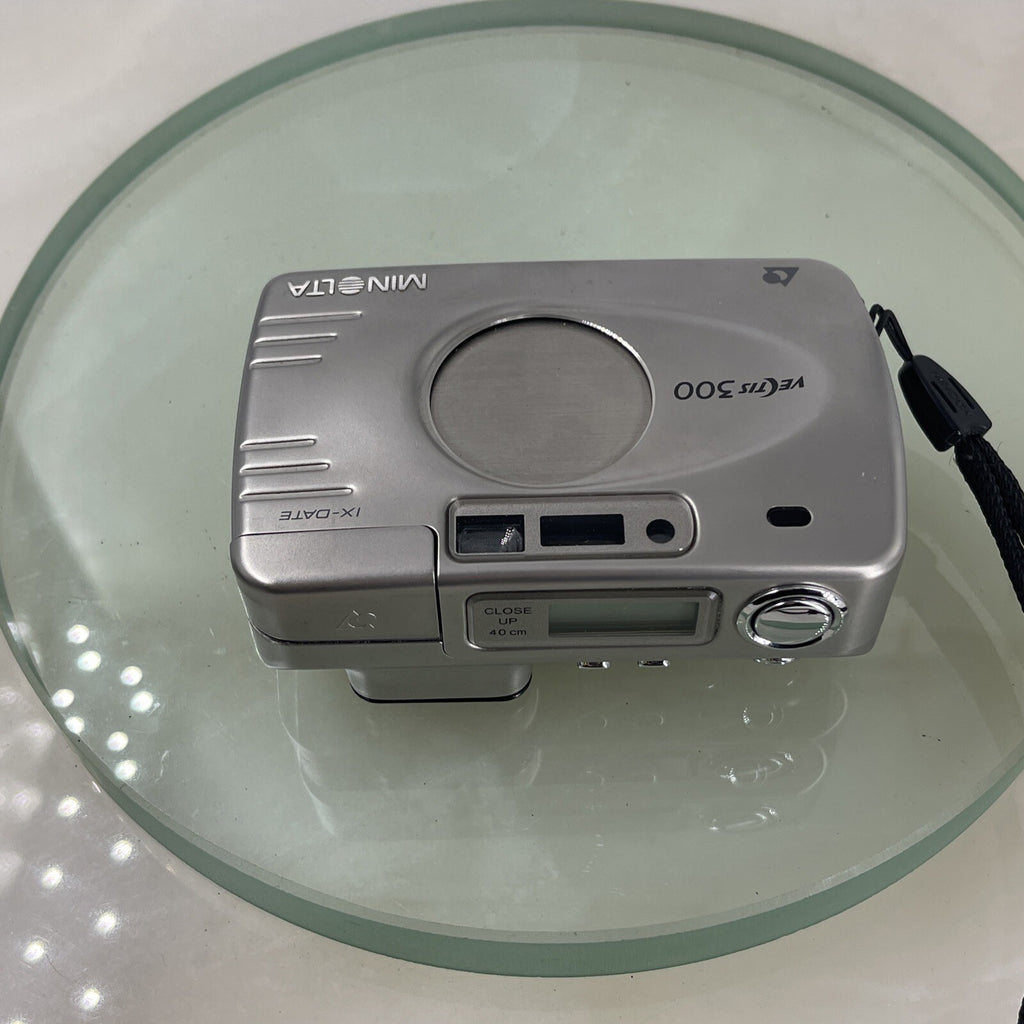 Rare Minolta Vectis 300, Stainless Steel APS Film Camera Case Tested #3747