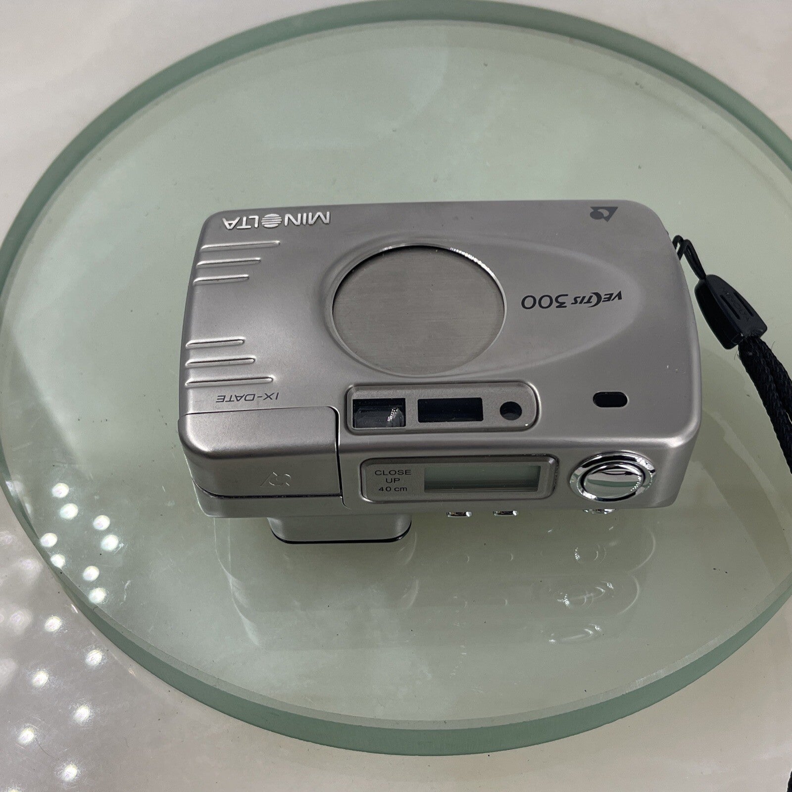 Rare Minolta Vectis 300, Stainless Steel APS Film Camera Case Tested #3747