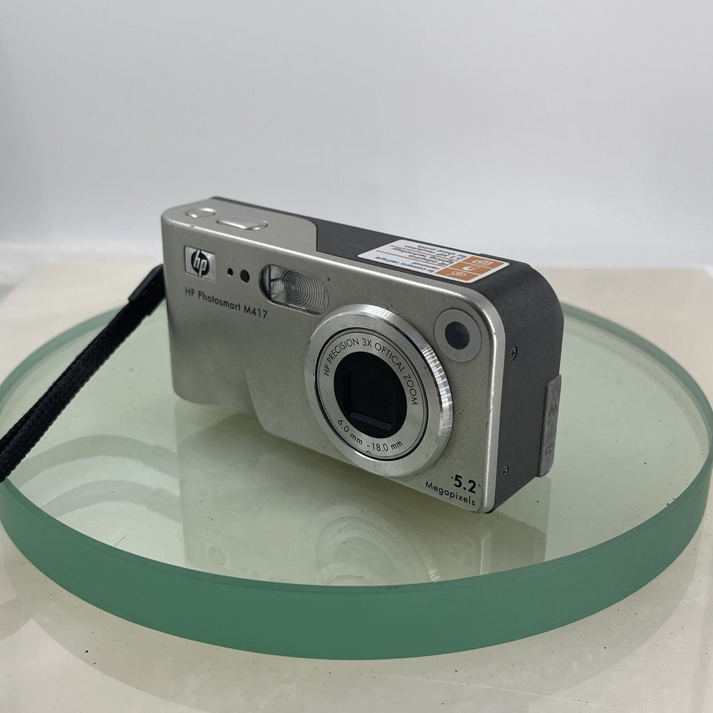 HP Digital Camera Photosmart M417 5.2MP Silver Tested #7042