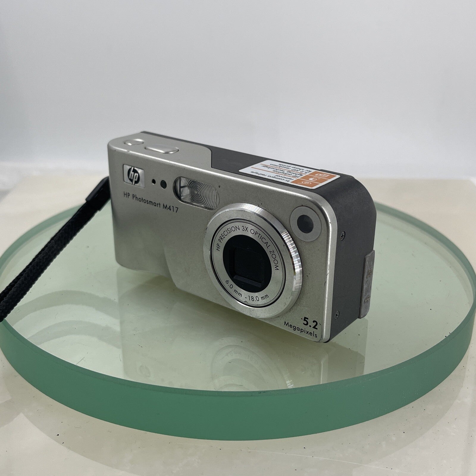 HP Digital Camera Photosmart M417 5.2MP Silver Tested #7042