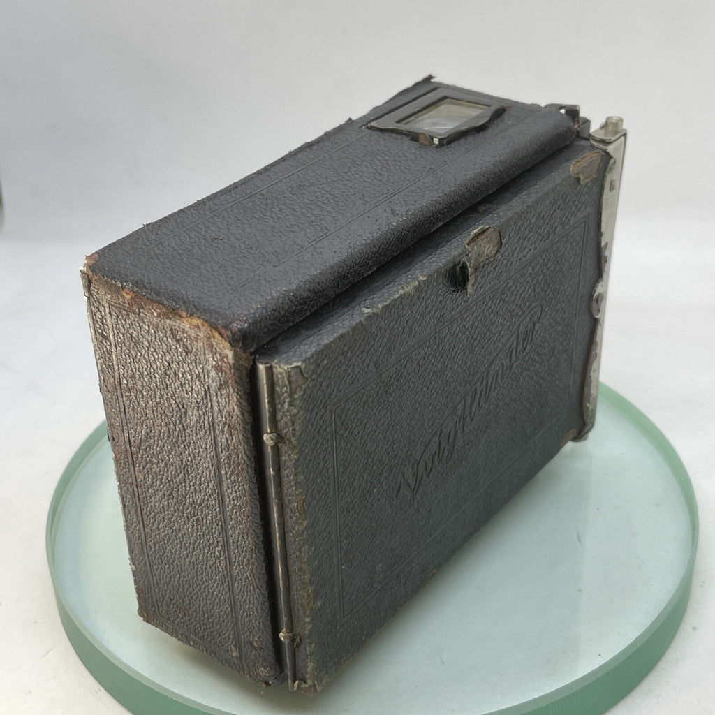 Antique Vintage Voigtlander Bergheil Folding Camera10x15 cm Double Extension 3719