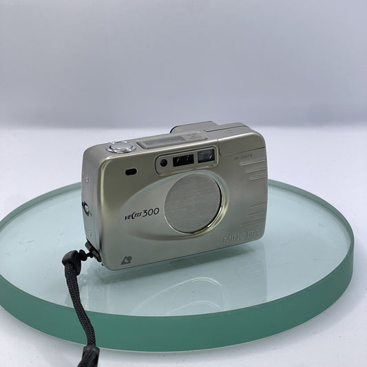 Rare Minolta Vectis 300, Stainless Steel APS Film Camera #6890