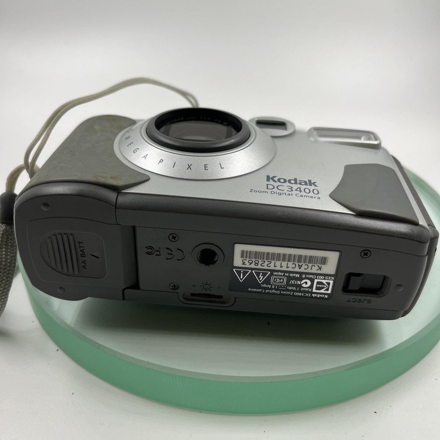 Kodak DC3400 Vintage Digital Camera 2.0 Megapixel Tested Works Made In Japan#9563