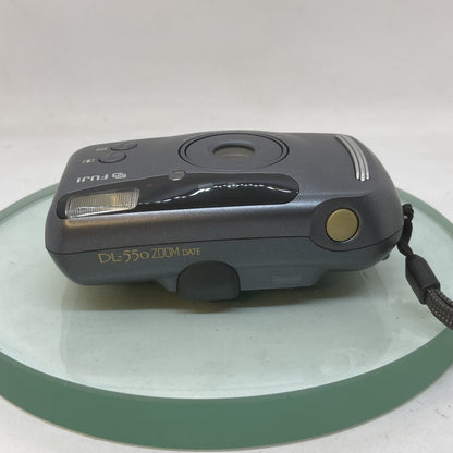 Rare fuji dl-550 zoom date Camera, Tested, Cased, Instructions+++ #5536