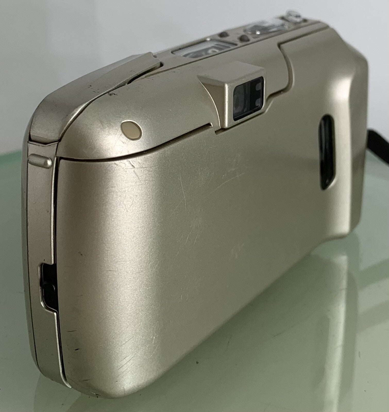 Olympus mju ii Zoom 80 35mm Ultra Compact Camera Black All Weather  Working #1404