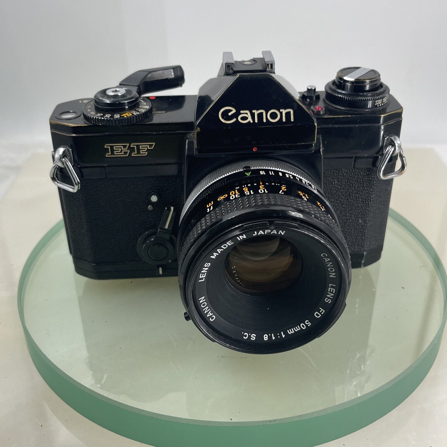 Canon EF SLR Film Camera with 50mm f1.8 lens S.C TESTED WORKS AS IT SHOULD  #4722