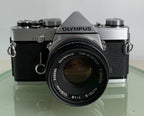 Olympus OM-1N MD 35mm Film SLR Manual Camera with Olympus 50/1.8 Zuiko Lens #3971