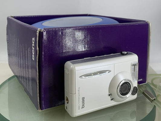 BenQ Compact Digital Camera 1300 WHITE WITH BOX WORKING AND TESTED - 8410