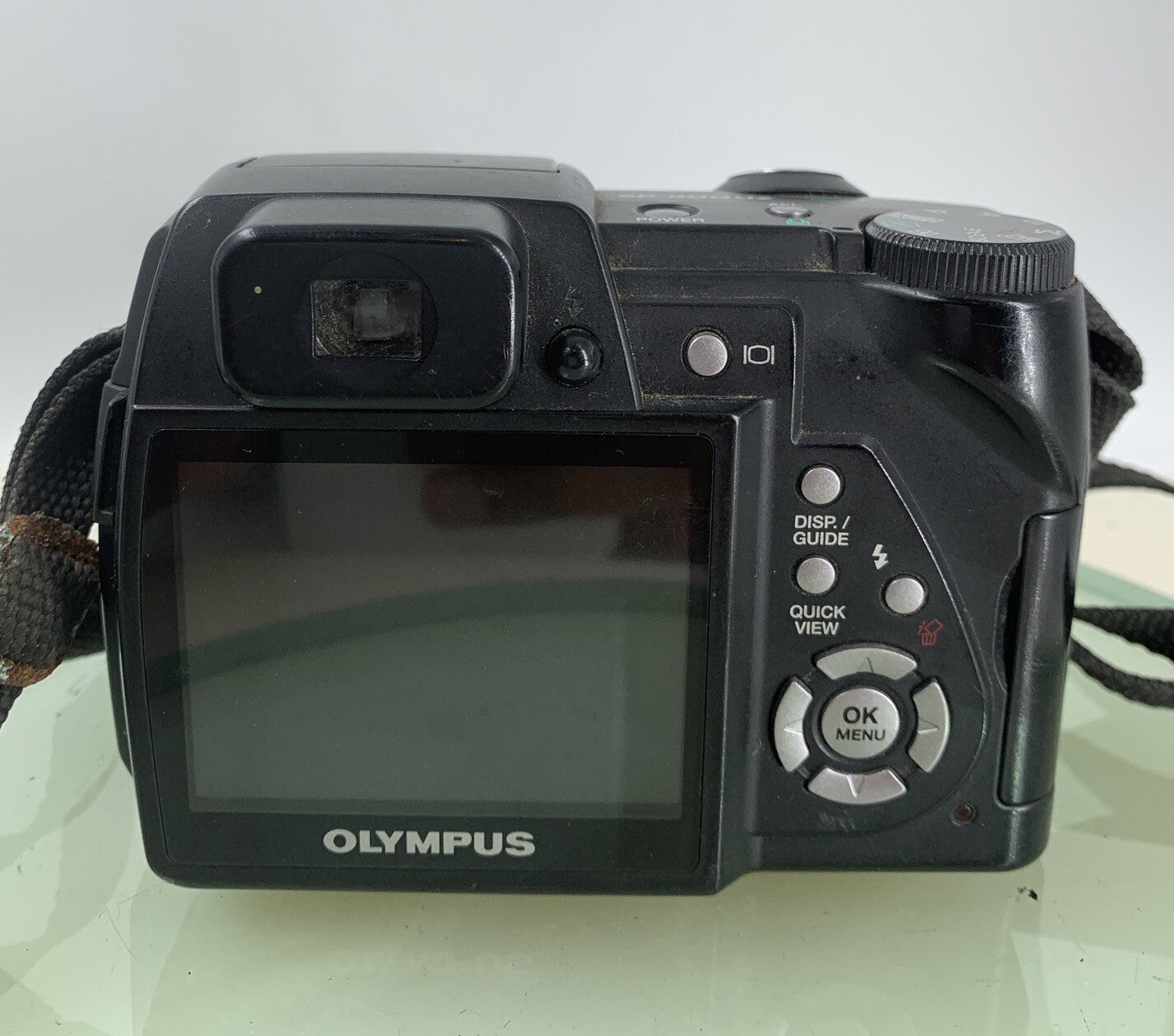 Olympus SP-500UZ COMPACT DIGITAL CAMERA BLACK - NO CHARGER - TESTED - 9845