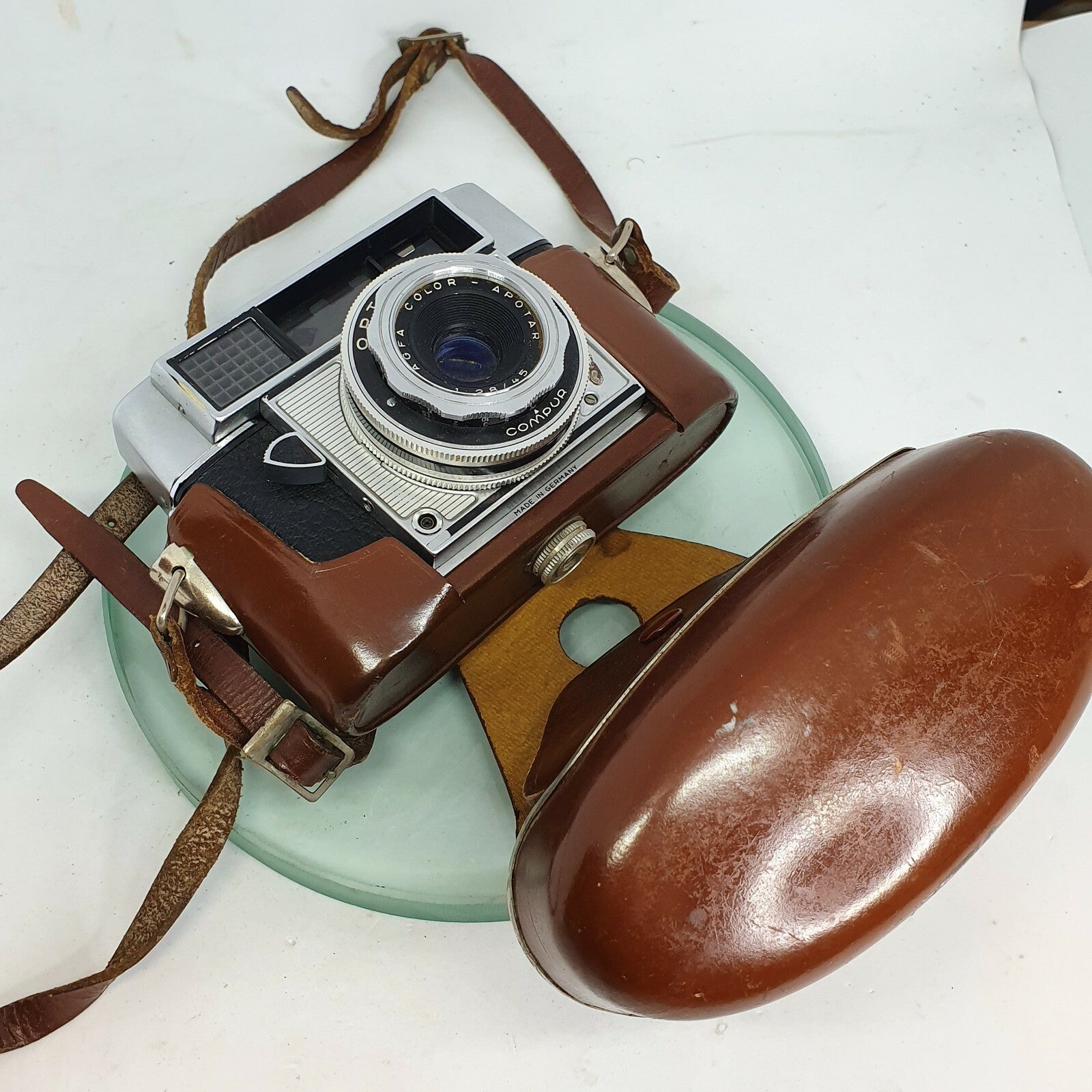 Viewfinder Camera Agfa Optima III S with Color-Apotar 1:2.8/45 ,Cased #2230