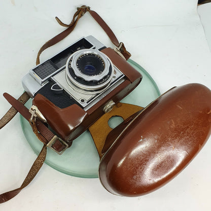Viewfinder Camera Agfa Optima III S with Color-Apotar 1:2.8/45 ,Cased #2230