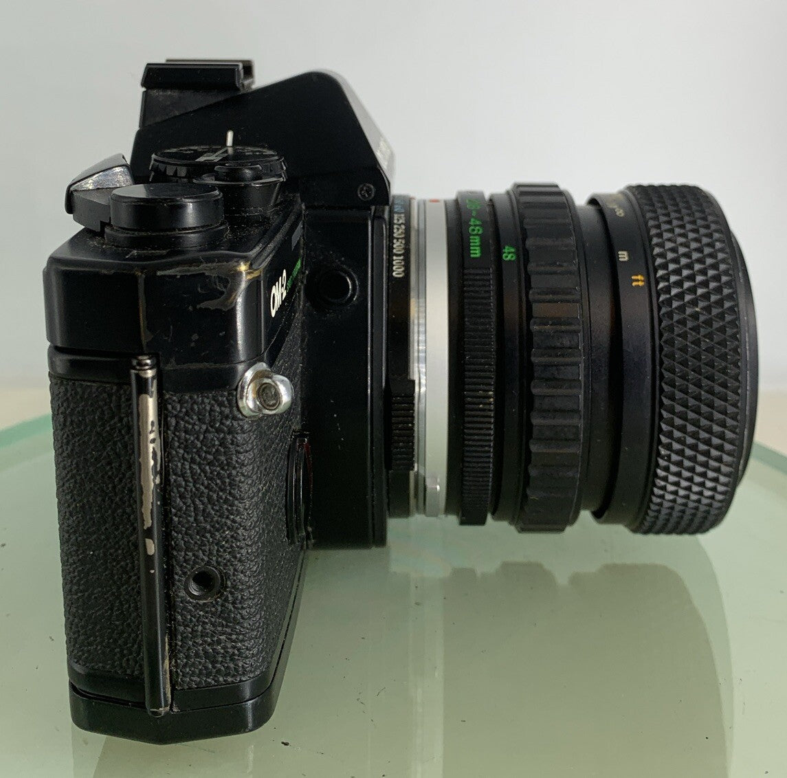 Olympus OM-2 Spot / Program SLR Camera + Olympus Zuiko  28-48mm 1:4 TESTED  #2887