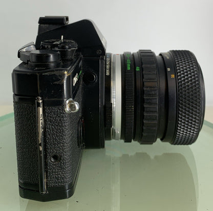 Olympus OM-2 Spot / Program SLR Camera + Olympus Zuiko  28-48mm 1:4 TESTED  #2887